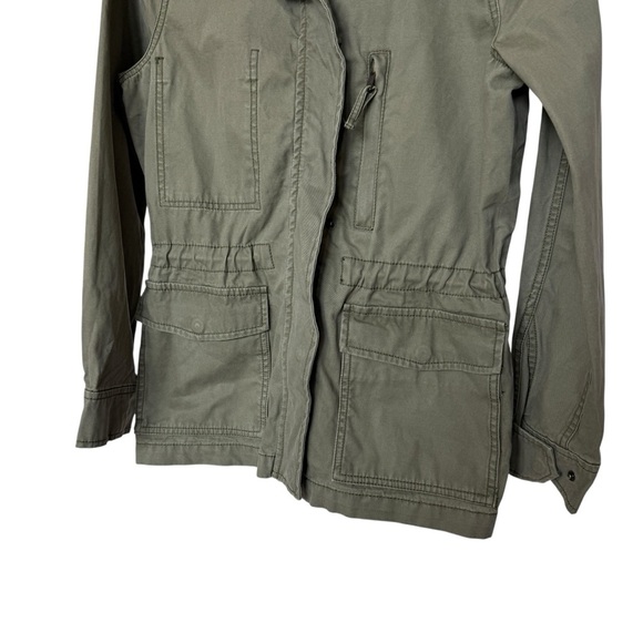 Madewell Women's Military Utility Jacket Green Military Style Size S Casual Fall - Picture 6 of 9